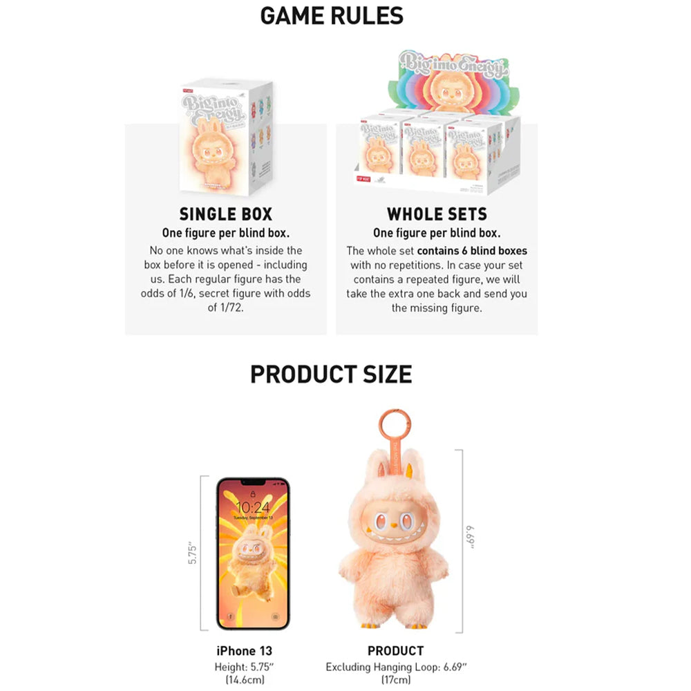 Dollcini Lafufu Vinyl Baba – Gyűjthető 'Have a Seat' vagy 'Big into Energy' Figura, 1 db