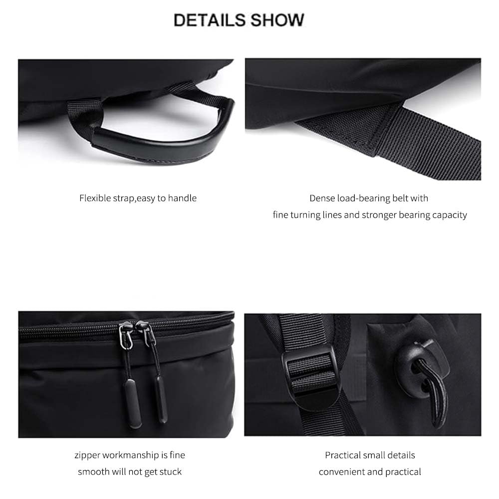 Dollcini Uniszex Laptop Hátizsák – Vízálló Utazóhátizsák, USB Töltőporttal, 15,6"