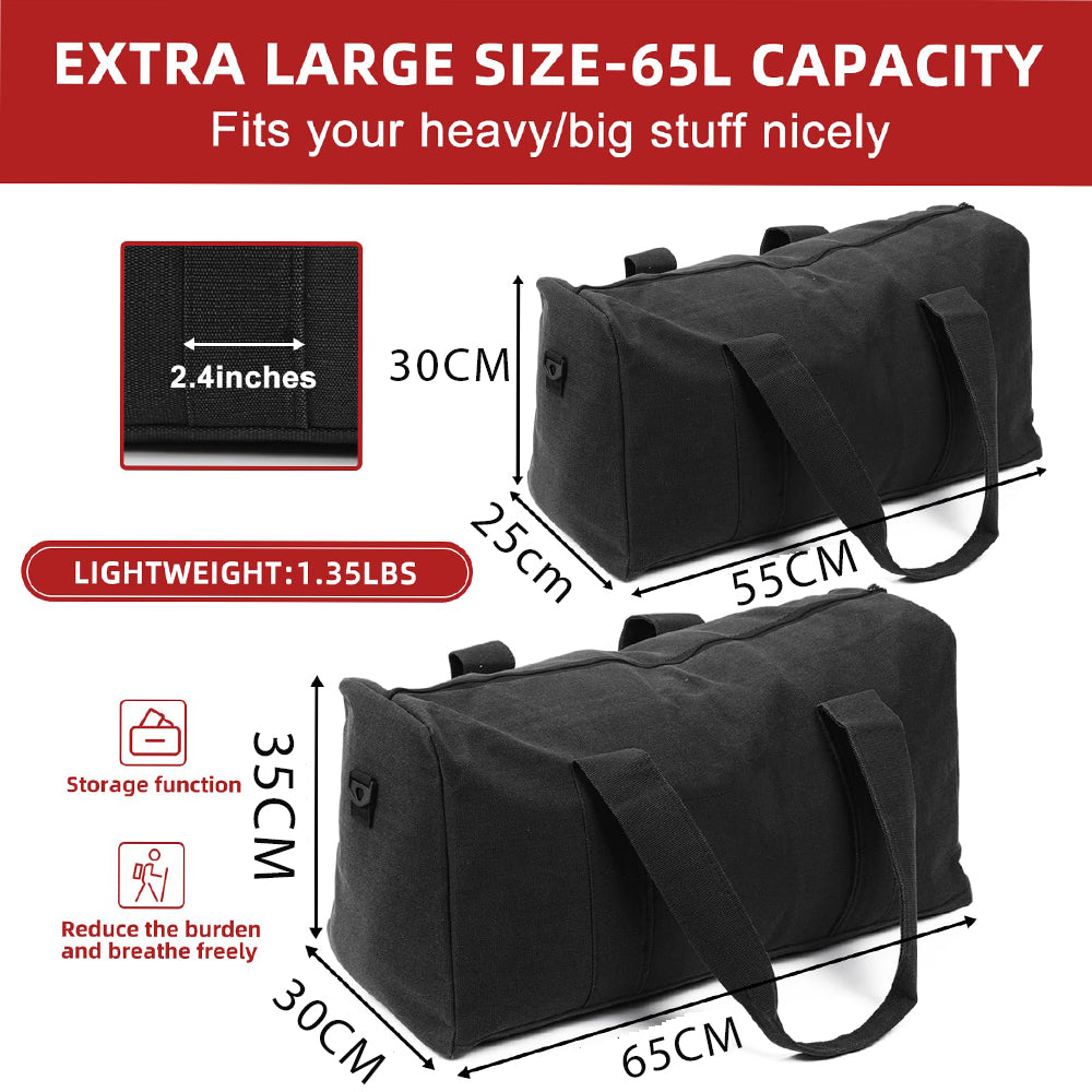 Dollcini Vízálló Sporttáska – 65 Literes, Utazáshoz, Edzőterembe