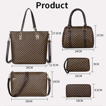 Dollcini Női Kézitáska Szett – 6 db-os Elegáns Műbőr Táska Szett