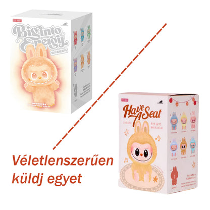 Dollcini Lafufu Vinyl Baba – Gyűjthető 'Have a Seat' vagy 'Big into Energy' Figura, 1 db