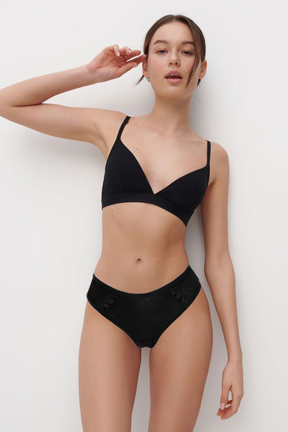 Dollcini,Tanga női bugyi,95% Pamut + Spandex-Többszínű, 6 db-os Csomag,34072