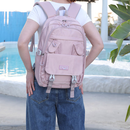 Dollcini Nyuszifüles Lányka Hátizsák – Aranyos, Vízálló Iskolatáska