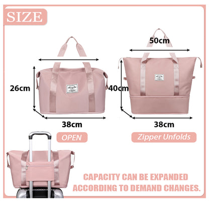 Dollcini Bővíthető Vízálló Utazótáska – Összecsukható, Több Színben