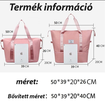 Dollcini Bővíthető Vízálló Utazótáska – Összecsukható, Több Színben