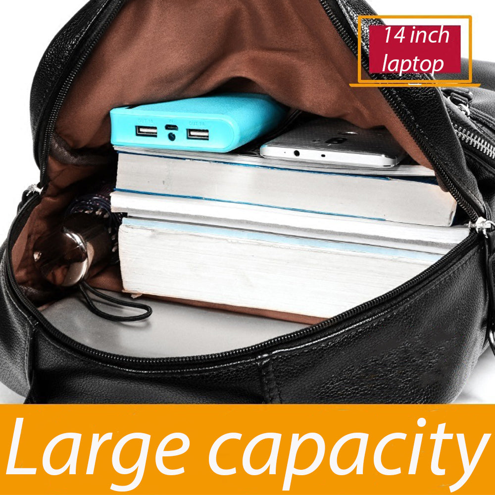 Dollcini Férfi Laptophátizsák – Vízlepergető, Műbőr, 15,6” Laptophoz