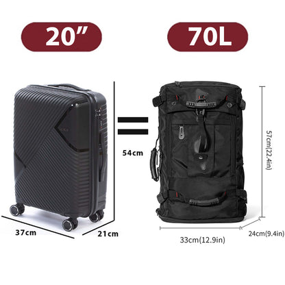 Dollcini Férfi Utazó Hátizsák – Nagy Kapacitású, Vízálló, USB-Porttal