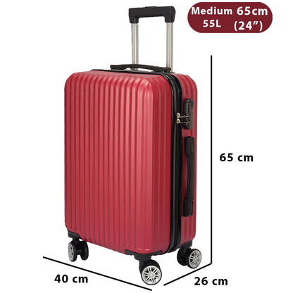 Dollcini Világjáró Bőrönd Szett – 3 darabos, Több Színben