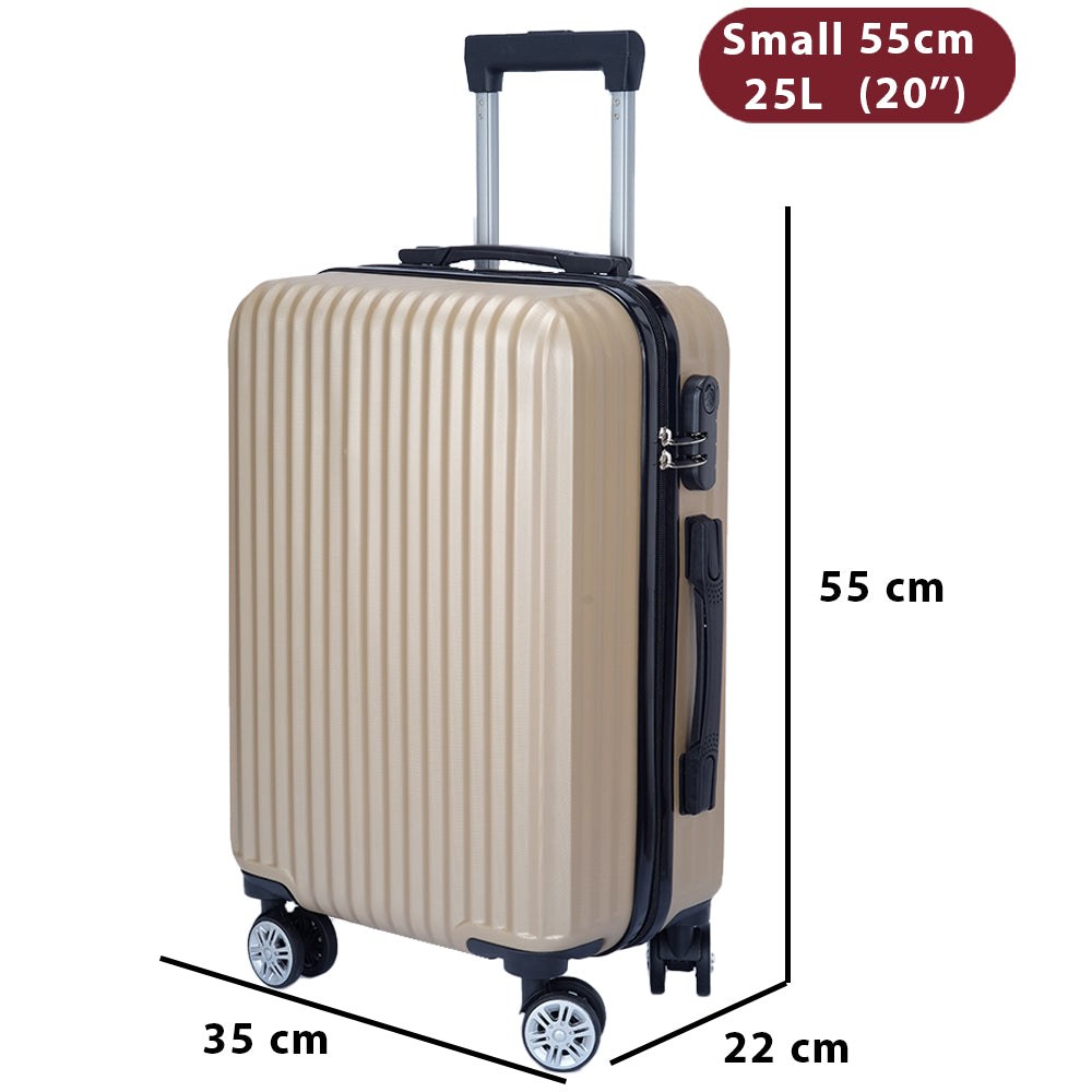 Dollcini Világjáró Bőrönd Szett – 3 darabos, Több Színben