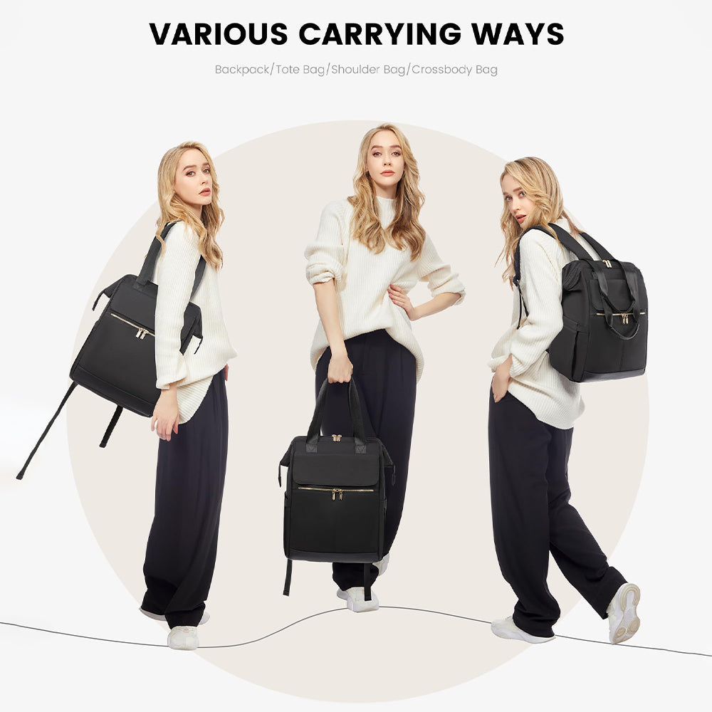 Dollcini Női Laptop Hátizsák – Vízálló Utazóhátizsák, USB Porttal, 2 Részes