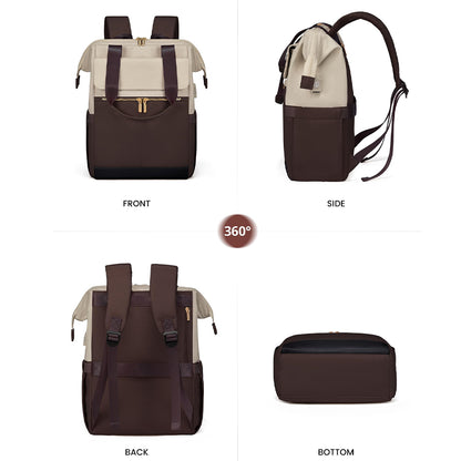 Dollcini Női Laptop Hátizsák – Vízálló Utazóhátizsák, USB Porttal, 2 Részes