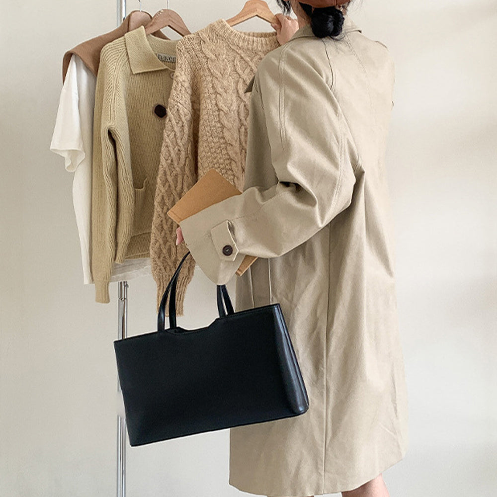 Dollcini Nagyméretű Női Kézitáska – Koreai Stílusú, Műbőr