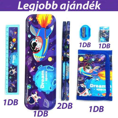 Dollcini Állatos Tolltartó Szett – Írószer Kombináció Gyerekeknek