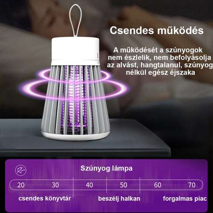 Dollcini Otthon USB Szúnyogirtó Lámpa – UV Fényes Rovarcsapda