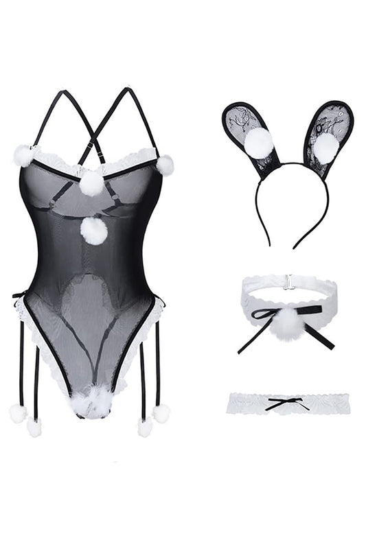 Dollcini Szexi Nyuszi Fehérnemű Szett – Roleplay Jelmez