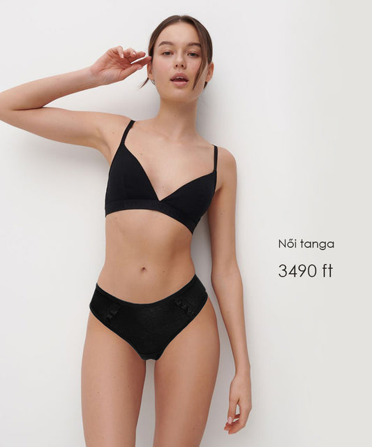 Dollcini,Tanga női bugyi,95% Pamut + Spandex-Többszínű, 6 db-os Csomag,34072