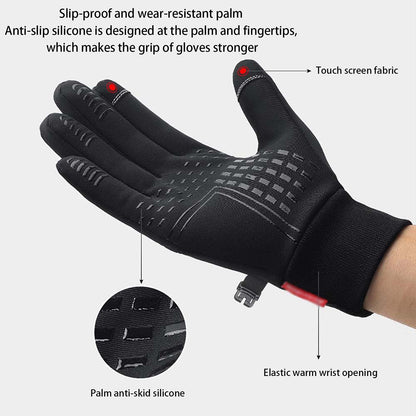 Dollcini Szélálló Uniszex Sportkesztyű – Érintőképernyős, Fekete