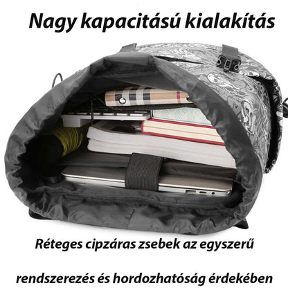 Dollcini Férfi Stílusos Hátizsák – Víz- és Karcálló Utazóhátizsák