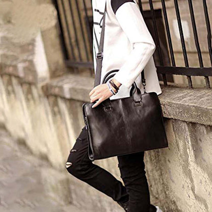 Dollcini, laptop kézitáska, 432501, Fekete műbőr