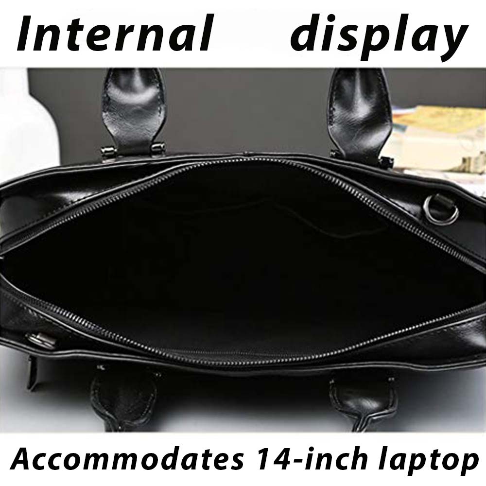 Dollcini, laptop kézitáska, 432501, Fekete műbőr