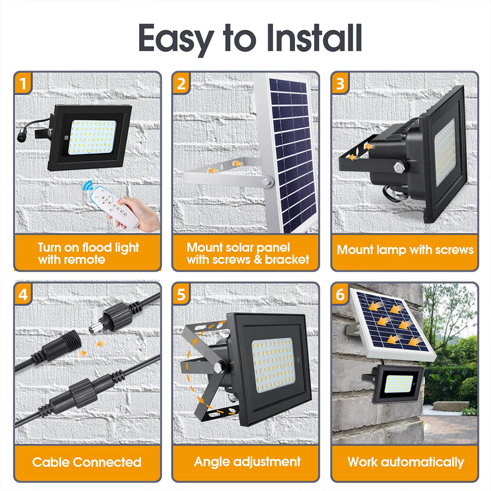 Dollcini Otthon Napelemes Kültéri Fali Lámpa – Vízálló, Nagy Fényerő