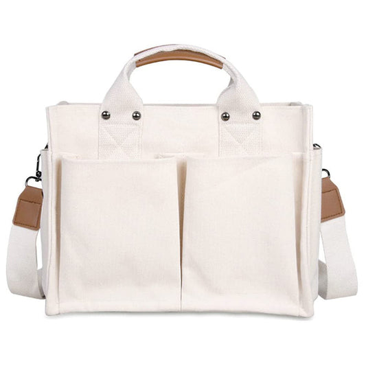 Dollcini Pamutvászon Válltáska – Könnyű és Tartós, Több Zsebbel