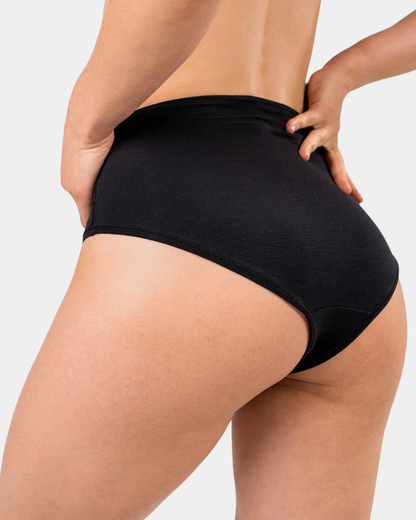 Dollcini ,Magas derekú női bugyi ,95% Pamut + Spandex-Többszínű, 6 db-os Csomag