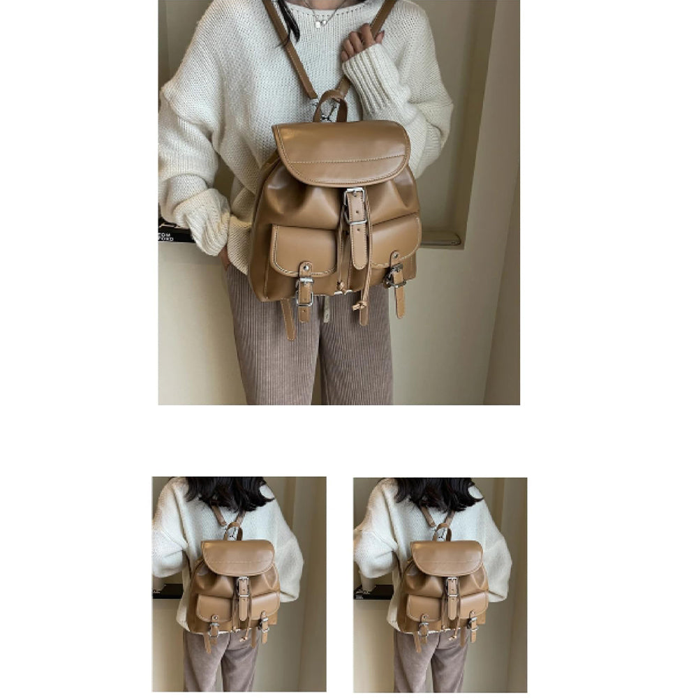 Dollcini Vintage Női Hátizsák – Elegáns és Praktikus Műbőr Alkalmi Táska