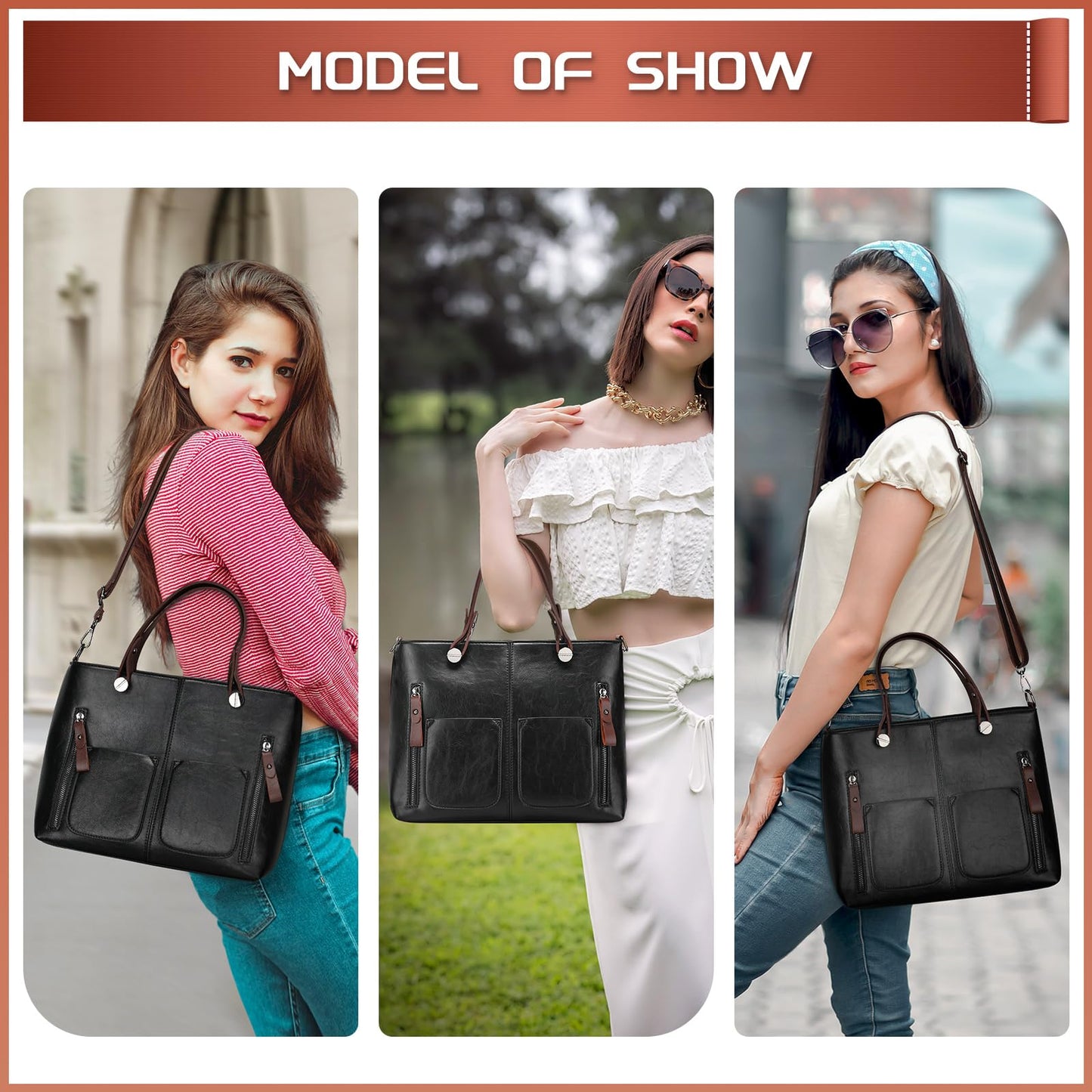 Dollcini Prémium Női Kézitáska – Nagyméretű Műbőr Táska