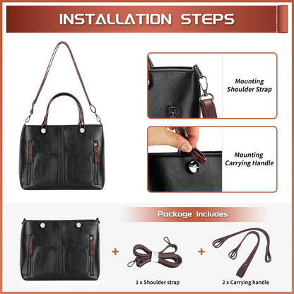 Dollcini Prémium Női Kézitáska – Nagyméretű Műbőr Táska