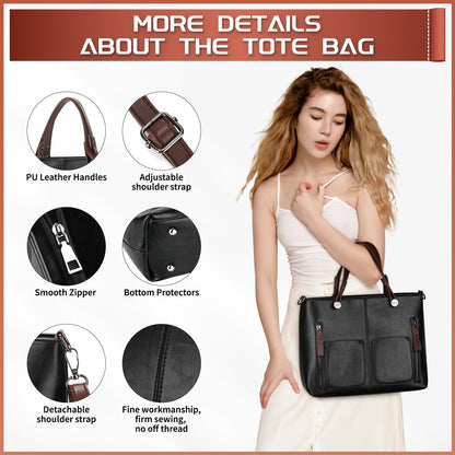 Dollcini Prémium Női Kézitáska – Nagyméretű Műbőr Táska