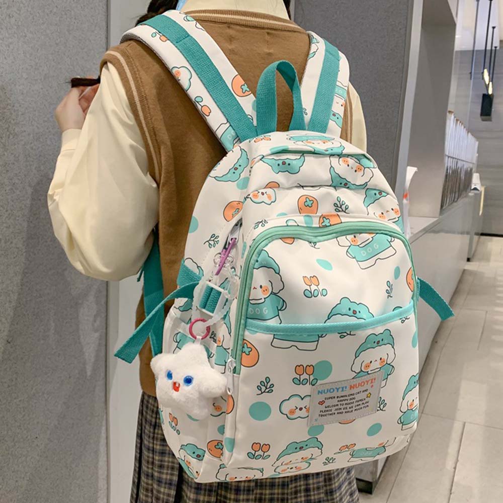 Dollcini Stílusos Uniszex Iskolatáska Hátizsák – Állatmintás, Praktikus