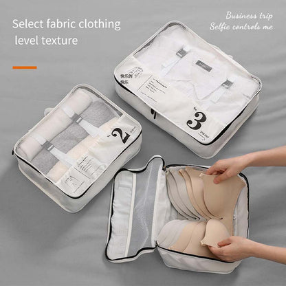 Dollcini 6 Darabos Bőröndrendszerező Szett – Vízálló, Utazáshoz