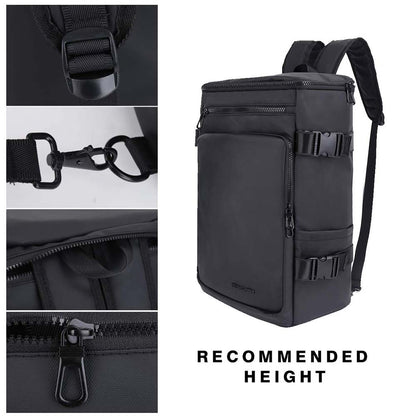 Dollcini Vízálló Férfi Utazóhátizsák – Nagy Kapacitású, Fekete