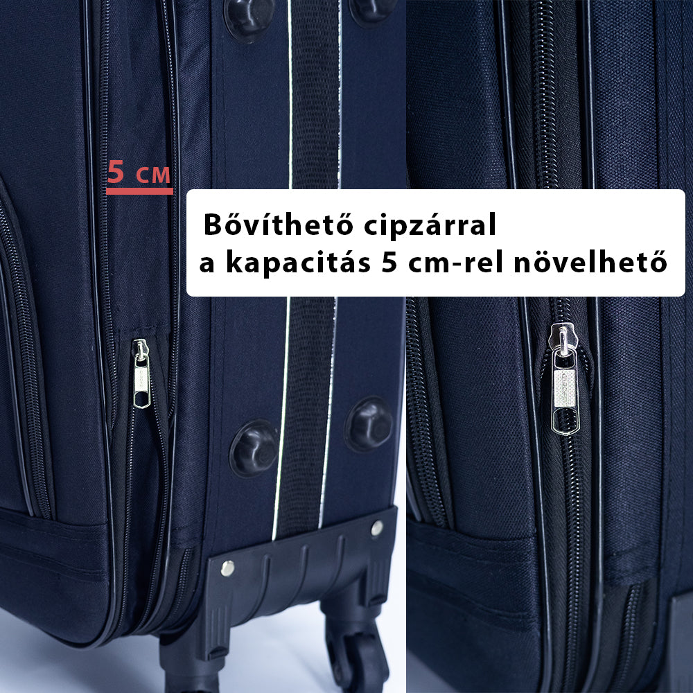 Dollcini Puhafedeles Bőrönd – 4 Kerekes, Bővíthető, Külön vagy Szettben