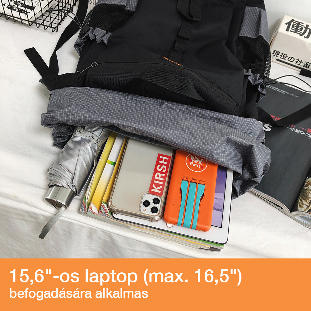 Dollcini Uniszex Laptop Hátizsák 15.6”-os Laptophoz – Ergonomikus és Vízálló Utazóhátizsák
