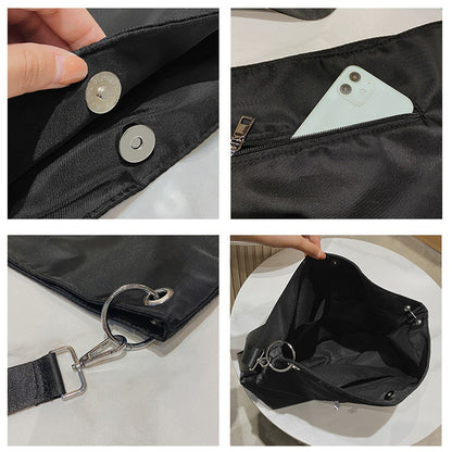 Dollcini Divatos Válltáska – Nagy, Vízálló Nylon, Utazáshoz