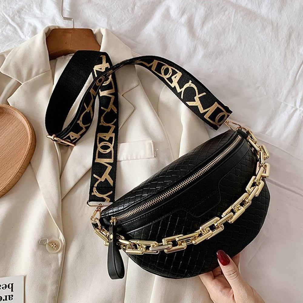 Dollcini Elegáns Női Válltáska – Műbőr, Láncos Crossbody