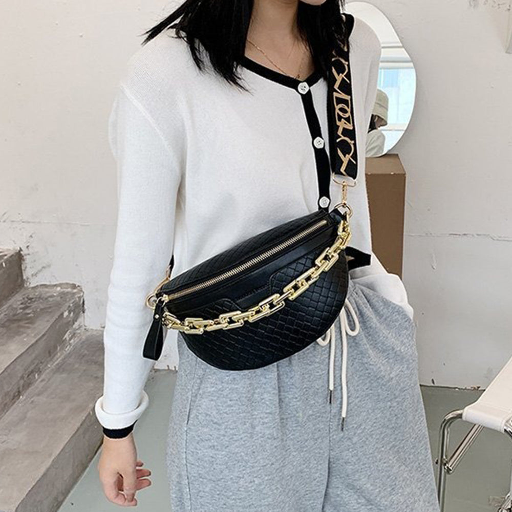 Dollcini Elegáns Női Válltáska – Műbőr, Láncos Crossbody