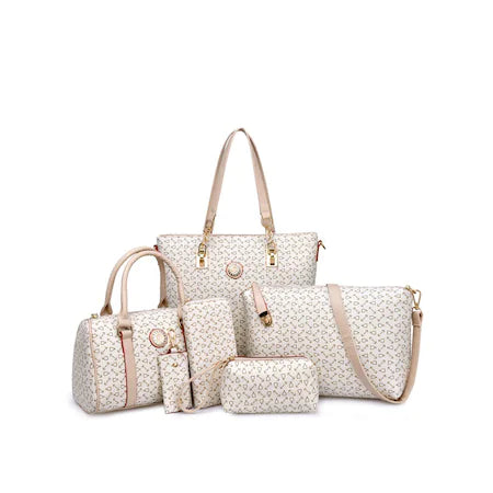 Dollcini Női Kézitáska Szett – 6 db-os Elegáns Műbőr Táska Szett